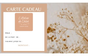 
			                        			Carte cadeau 